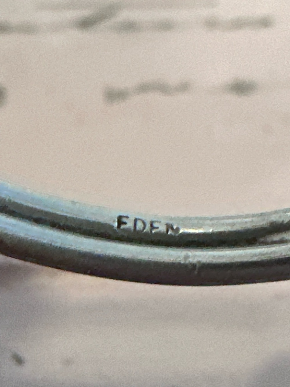 Eden Hands Sailors Knot Two-Tone Knot Bangle Bracelet - Silver with Gold Accent - Picture 3 of 3